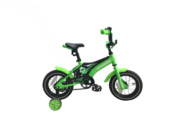 Детский велосипед Stark Tanuki 12 Boy зелёный/чёрный/белый (2018)