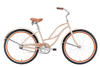 Городской велосипед Stark Vesta 26.1 S бежевый/коричневый (2018)