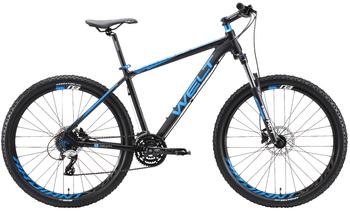 Велосипед MTB Welt Rockfall 3.0 27 Matt Black/Blue/White (2019)