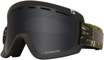 Маска горнолыжная Dragon D1 OTG Icon Camo/LL Dark Smoke + LL Rose (2020)