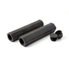 C135 резиновые, 123 мм, пластиковые заглушки, черные