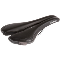 Седло спортивное Velo Plush Speedflex AC  размер 275х130мм вентиляцией. возд. эласт. черное (2021)