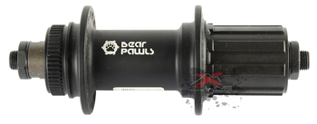 Втулка задняя под дисковый тормоз Bear Pawls BMT-50805M М10х135 мм, 8-10 скор, 2 промподшипника, CenterLock, без QR (2022)
