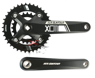Система шатунов Suntour CW15-XCM 38Тх24T 2x10 скоростей, 175 мм, под квадрат (2020)