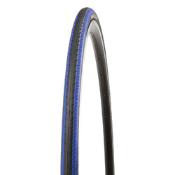 Покрышка для велосипеда Kenda K196 KONTENDER BK/BSK 60TPI LR3 размер 700x23C (23-622) черно-синяя (2021)