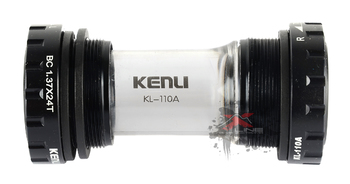 Каретка KENLI KL-110A с внешними подшипниками под ось 24 мм, 68/73мм (2022)