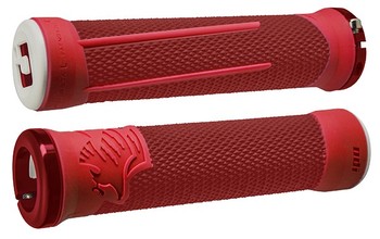 Ручки на руль Odi AG2 для DH красные, 135 мм (2022)