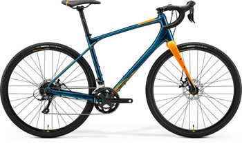 Шоссейный велосипед Merida Silex 200 Teal-Blue/Gold (2021)