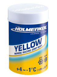 Мазь держания Holmenkol Grip Yellow от +4 до -1 градуса (2021)