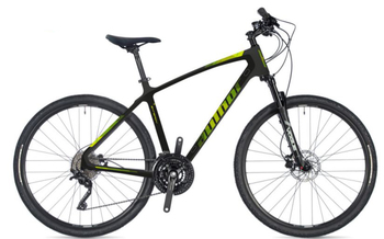 Гибридный велосипед Author Synergy Black/Lime/Yellow (2021)