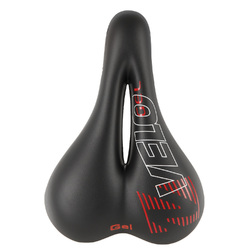Седло комфортное  Velo Plush Gel размер 255х177мм анатом. с вентил. вакуум. бесшовное (2023)