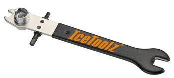 Ключ универсальный IceToolz 34T2 торцевой 10/15, шестигранники 5/6, накидной 15 (2021)