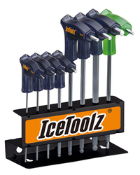 Набор ключей IceToolz 7M85 шестигранники 2x2.5x3x4x5x6x8 мм, с рукоятками (2021)