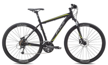 Гибридный велосипед FUJI Lifestyle Traverse 1.3 D Black/NeonGreen (2015)