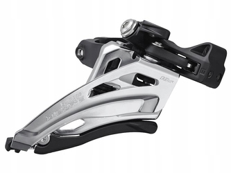 Переключатель передний Shimano Deore FD-M4100-M для систем 10х2, Side-Swing (2021)