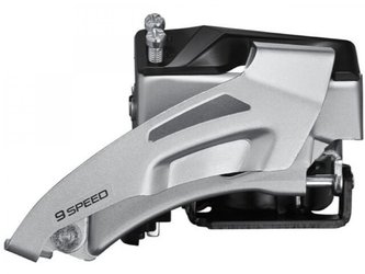 Переключатель передний Shimano  Altus FD-M2020 для систем 9х2, емкость до 36T (2021)