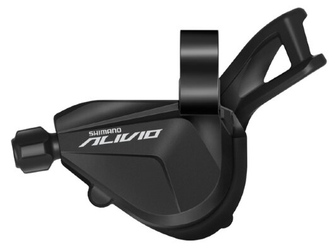 Шифтер Shimano Alivio M3100-L на 2 скорости, без индикатора, крепление на хомут (2024)
