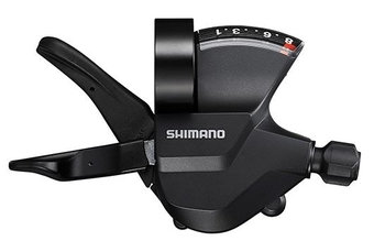 Шифтер правый Shimano Altus M315 на 8 скоростей, длина троса 2050мм, крепление на хомут (2022)