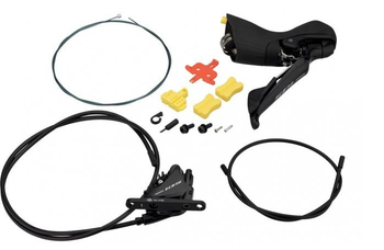 Шифтер/Торм. ручка/Калипер Shimano 105 R7020/BR-R7070 j-kit левая, на 2 ск., под диск. тормоз, с кулером (2021)
