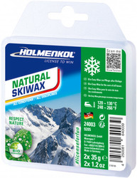 Парафин Holmenkol Natural Skiwax от 0 до -20 град. (2021)