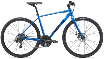 Гибридный велосипед Giant Escape 3 Disc Metallic Blue (2021)