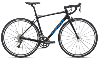 Шоссейный велосипед Giant Contend 2 Black/Blue (2021)
