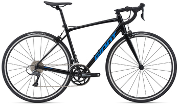 Шоссейный велосипед Giant Contend 3 Black/Blue (2021)