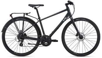 Туристический велосипед Liv Alight 2 DD City Disc Gunmetal Black (2021)