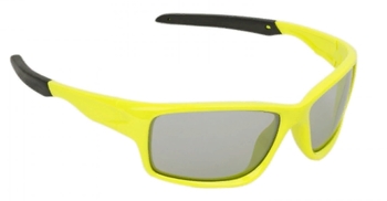 Велосипедные очки Author детские, солнцезащ кат.2 100% защита от UV, зеркал повер.ударопроч. поликарбонат. неоново-желтая оправа (2021)