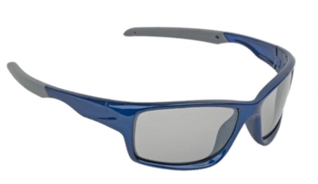 Велосипедные очки Author детские, солнцезащ кат.2 100% защита от UV, зеркал повер.ударопроч. поликарбонат. синяя оправа (2021)