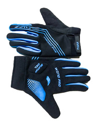 Перчатки FUZZ WIND PRO, длинные пальцы, утепленные, черно-синие (2021)