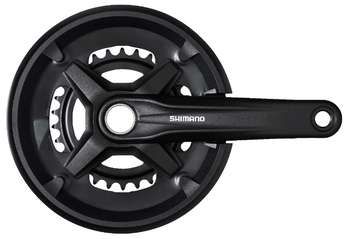 Система шатунов Shimano Acera FC-MT210-B, 175мм, 36/22T, CL+3мм, для 2x9 скоростей (2021)