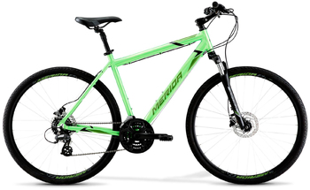 Гибридный велосипед Merida Crossway 10-D Green/Black/Green (2021)