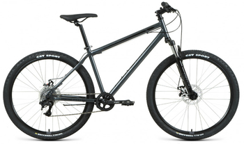 Велосипед MTB Forward Sporting 27.5 2.2 Disc Темно-серый/Черный (2021)