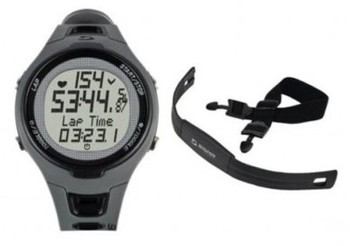 Пульсометр Sigma PC 15.11 спортивные часы с нагрудным сердечным датчиком, 15 функций, серые (2021)