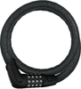 Замок велосипедный ABUS Tresorflex 6615C, трос, 15 мм, кодовый, класс защиты 5/15, черный