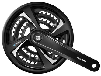 Система шатунов Shimano TX801, 3×7/8 скоростей, под квадрат (2022)