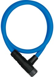 Велозамок ABUS Primo 5412K/85 см, трос, 12 мм, на ключ, класс защиты 3/15, 320 гр, голубой (2021)
