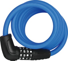Велозамок ABUS Numero 5510C/180 см SCMU, трос, 10 мм, кодовый, с кронштейном, 500 гр, голубой (2021)