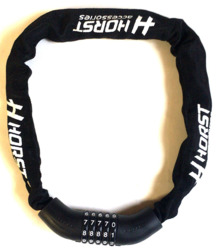 Велозамок Horst цепь, кодовый (5 разрядов), 6х900 мм, черный (2021)