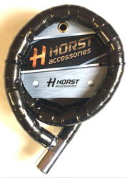 Велозамок Horst 22х1500 мм, на ключ, черный (2021)