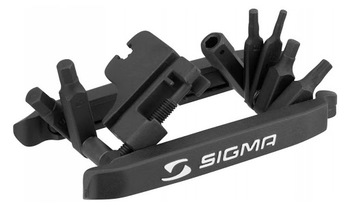 Мультиключ  Sigma   Pocket Tool Medium, 17 предметов, с выжимкой цепи и спицевым ключом (2021)
