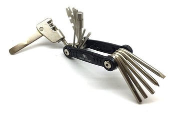 Мультиключ  Bike Hand  YC-287, с выжимкой цепи и спицевым ключом (2021)