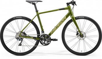 Городской велосипед Merida Speeder 500 GlossyMossGreen/MattGreen (2021)