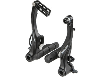 Тормоз V-brake Shimano Alivio BR-T4000, передний или задний, тормозная стяжка и монтажные болты входят в комплект  (2022)