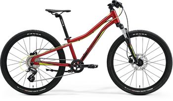 Подростковый велосипед Merida MATTS J.24 SilkDarkStrawberry/GrnBlk (2022)