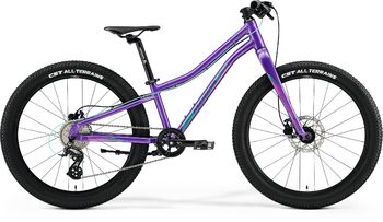 Подростковый велосипед Merida MATTS J.24+ DarkPurple/PalePinkTeal (2022)