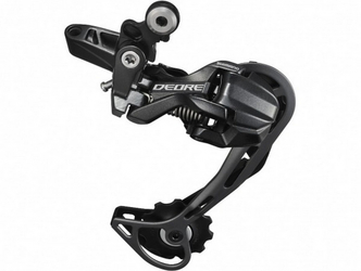 Переключатель задний Shimano Deore RD-M592 на 9 скоростей SGS, черный  (2022)