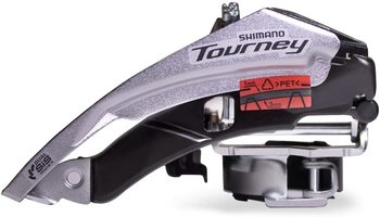 Переключатель передний Shimano FD-TY500 для систем 42Т, трансмиссии 3x6/7/8 скоростей (2023)