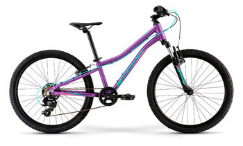 Подростковый велосиепд Merida Matts J.24 Eco DarkPurple/PalePinkTeal (2022)